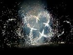 Примеры фейерверков. Наземные фейерверки